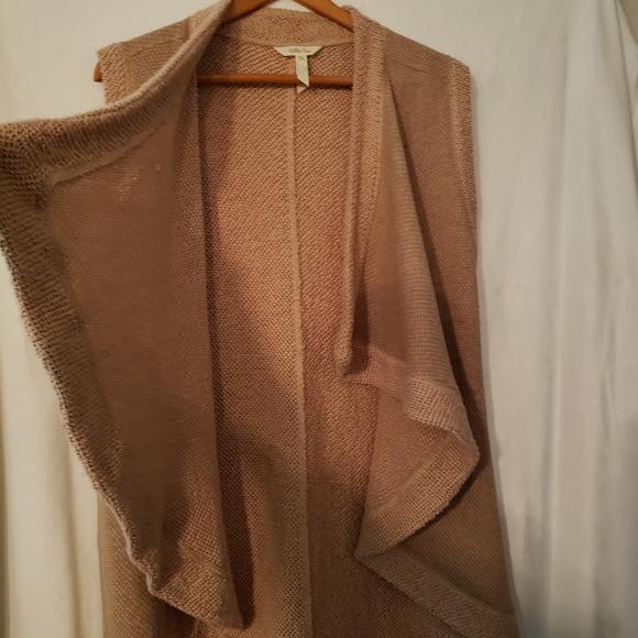 Matilda Jane Sooner or Later Tan Cozy Vest, Size: M - Picture 4 of 6